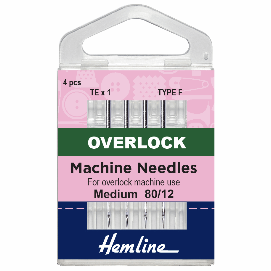 H107.F Overlock Machine Needle - For needle system TEx1 - Size 80/12.. 